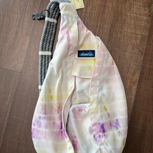 Kavu Multicolor Sling Bag with Rope Strap